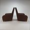 Italian Leather Lounge Chairs by Molinari, 1990s, Set of 2 4