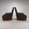 Italian Leather Lounge Chairs by Molinari, 1990s, Set of 2, Immagine 4