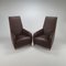 Italian Leather Lounge Chairs by Molinari, 1990s, Set of 2 2