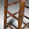 Antique English Beech & Ash Stool, 1900s 11