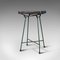 Vintage English Industrial Pine Stool, 1940, Imagen 3