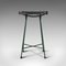 Vintage English Industrial Pine Stool, 1940 6