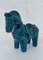 Rimini Blu Ceramic Horse by Aldo Londi for Bitossi, 1960s 2