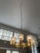 Mid-Century Pendant Lamp with 8 Glass Shades, Image 4