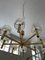 Mid-Century Pendant Lamp with 8 Glass Shades 3