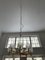 Mid-Century Pendant Lamp with 8 Glass Shades, Immagine 5