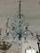 Chandelier in Murano Glass with Blue Decoration 3