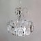 Chrome Metal and Crystal Chandelier Attributed to Gaetano Sciolari, 1960s 5
