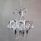 Chrome Metal and Crystal Chandelier Attributed to Gaetano Sciolari, 1960s 1