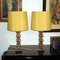 Teak and Crystal Table Lamps from Ateljé Glas & Trä, Hovmantorp, 1960s, Set of 2 4