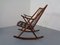 Danish Teak Rocking Chair by Frank Reenskaug for Bramin, 1960s 12
