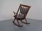 Danish Teak Rocking Chair by Frank Reenskaug for Bramin, 1960s 9