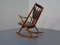 Danish Teak Rocking Chair by Frank Reenskaug for Bramin, 1960s, Image 8