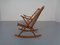 Danish Teak Rocking Chair by Frank Reenskaug for Bramin, 1960s, Immagine 4