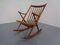 Danish Teak Rocking Chair by Frank Reenskaug for Bramin, 1960s 13