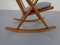 Danish Teak Rocking Chair by Frank Reenskaug for Bramin, 1960s, Immagine 18