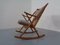 Danish Teak Rocking Chair by Frank Reenskaug for Bramin, 1960s, Image 5