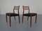 Teak Model 78 Dining Chairs by Niels Otto Møller for JL Møller, 1960s, Set of 2 3