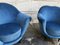 Blue Velvet Seats by Federico Munari, 1950s, Set of 2 9