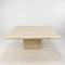 Italian Travertine Coffee Table, 1980s 1