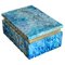 Alabaster and Brass Blue Box, Italy, 1950s, Image 1