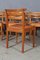 Oak and Leather Dining Chairs by Poul Volther, Set of 6, Image 7