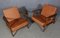 Model 233 Lounge Chairs in Cognac Aniline Leather by Hans J. Wegner for Getama, Set of 2 2