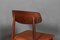 Chairs in Rosewood and Tan Aniline Leather by Harry Østergaard for Randers Møbelfabrik, 1970s, Set of 4, Image 6