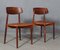 Chairs in Rosewood and Tan Aniline Leather by Harry Østergaard for Randers Møbelfabrik, 1970s, Set of 4 4