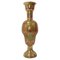 Vintage Kapri Handmade Engraved Brass Vase, India, 1960s, Image 1