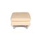 Cream Leather Stool by Koinor Rivoli, Immagine 8