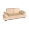 Rivoli Cream Leather Sofa from Koinor, Image 9