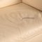 Rivoli Cream Leather Sofa from Koinor 5