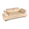 Rivoli Cream Leather Sofa from Koinor 3