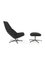 Model F590 Lounge Chair with Stool from Artifort, Set of 2, Imagen 1