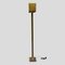 Fontana Arte Style Brass and Clear Glass Floor Lamps, Set of 2 3