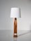 Scandinavian Sculptural Floor Lamp with White Shade, Denmark, 1970s 3