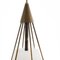 Pendants in Opaline Glass and Brass by Bent Karlby for Lyfa, 1950s, Set of 4 3