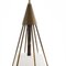 Pendants in Opaline Glass and Brass by Bent Karlby for Lyfa, 1950s, Set of 4, Immagine 3