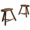 Wabi Sabi Wooden Milk Stools, Set of 2 1