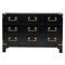 Black Scandinavian Chest of Drawers by Ove Feuk 1