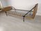 Oak and Metal Bed, 1950s 6