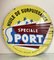 Double Sided Special Sports Renault Oil Enamel Sign, 1950s 1