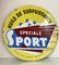 Double Sided Special Sports Renault Oil Enamel Sign, 1950s, Imagen 1