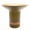 Mid-Century Olive Green and Sandstone Corolla Vase from Rosenthal Studio Linie 2