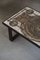 Mid-Century Danish Rectangular Coffee Table in Oak and Stoneware by Ox Art for Trioh, 1970, Imagen 8