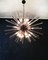 Murano Crystal Prism Sputnik Chandelier with 50 Pink Prisms, Italy, Image 14