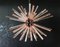 Murano Crystal Prism Sputnik Chandelier with 50 Pink Prisms, Italy, Image 1