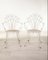 White Iron Garden Chairs, 1960s, Set of 2, Imagen 1