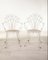 White Iron Garden Chairs, 1960s, Set of 2, Immagine 1